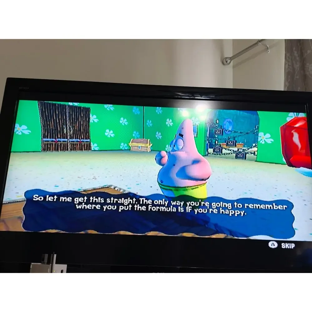 SpongeBob's Truth or Square Nintendo Wii Game Disc Only
